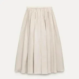 ZARA RUFFLY WAIST SKIRT ZW COLLECTION